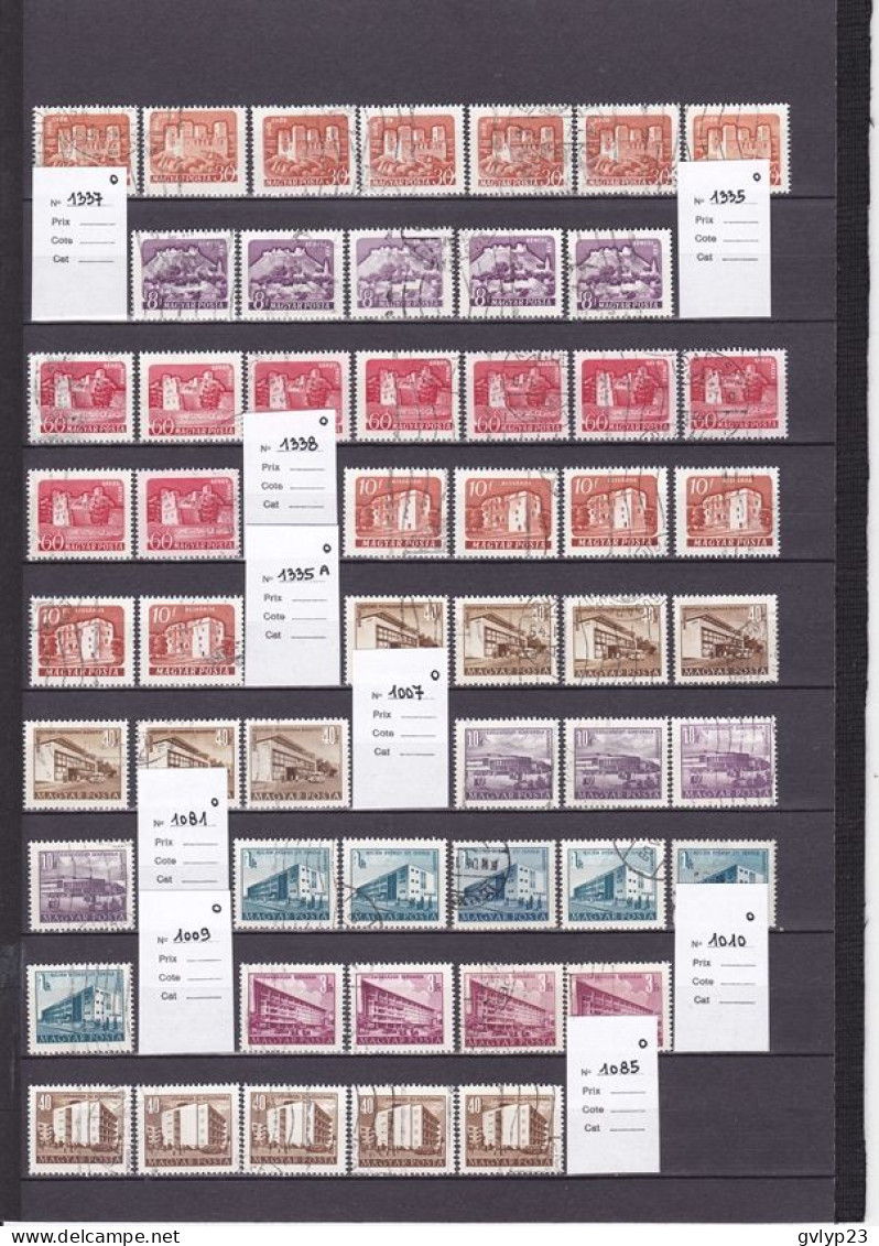 UN LOT DE 344 TIMBRES OBLITéRéS ( MULTIPLES ) - Lotes & Colecciones