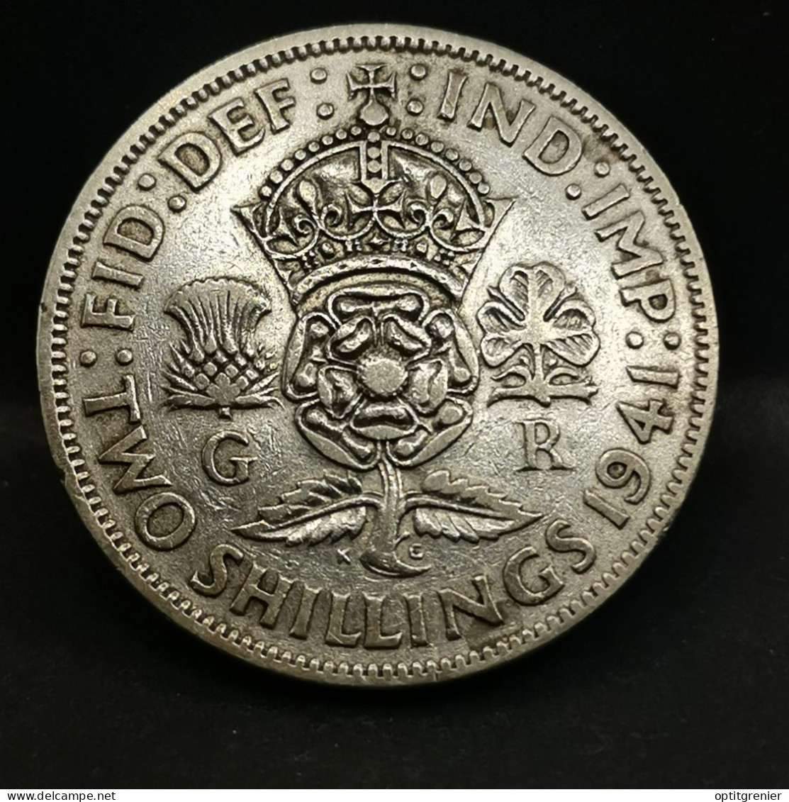 2 SHILLINGS  ARGENT 1941 GEORGE VI ROYAUME UNI / UNITED KINGDOM SILVER - I. 1 Shilling