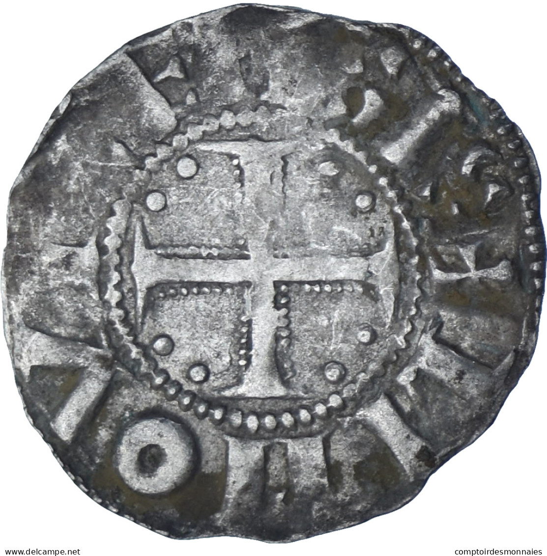 France, Abbaye De Saint-Martial, Denier, Ca. 1100-1160, Limoges, Billon, TTB - Other & Unclassified