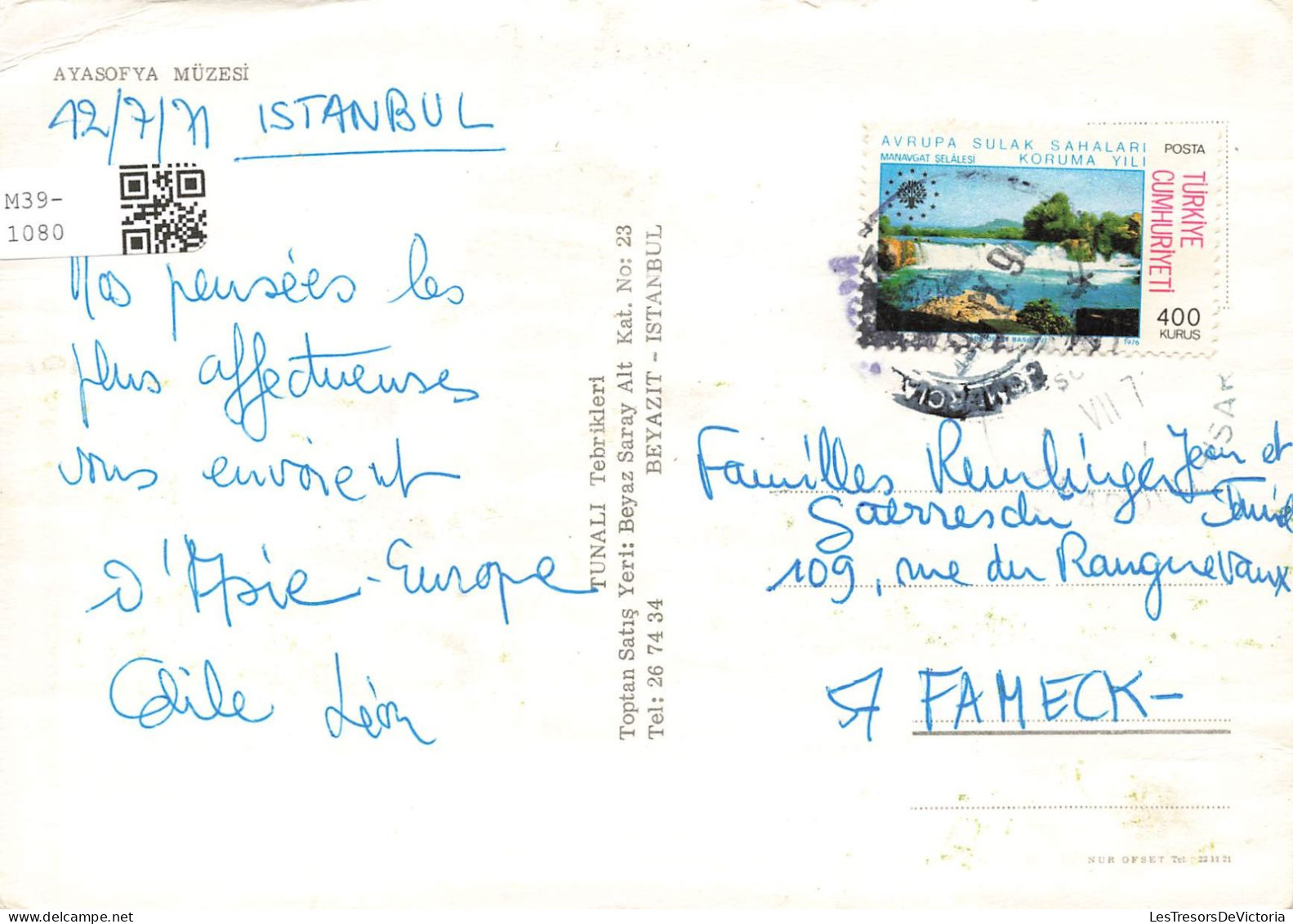 TURQUIE - Ayasofya Muzesi - Carte Postale - Turkije