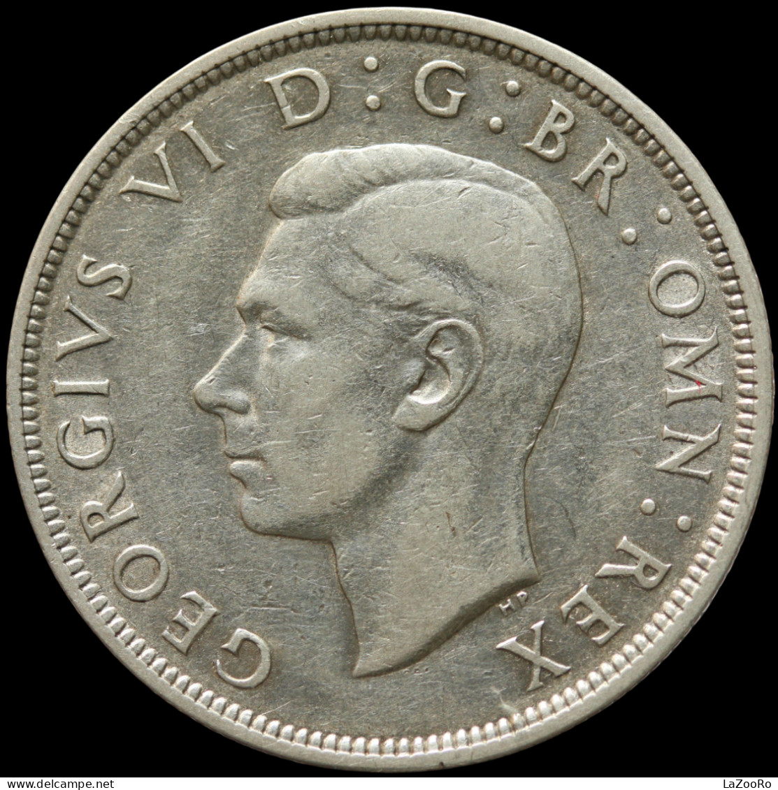 LaZooRo: Great Britain 1/2 Crown 1942 XF - Silver - K. 1/2 Crown