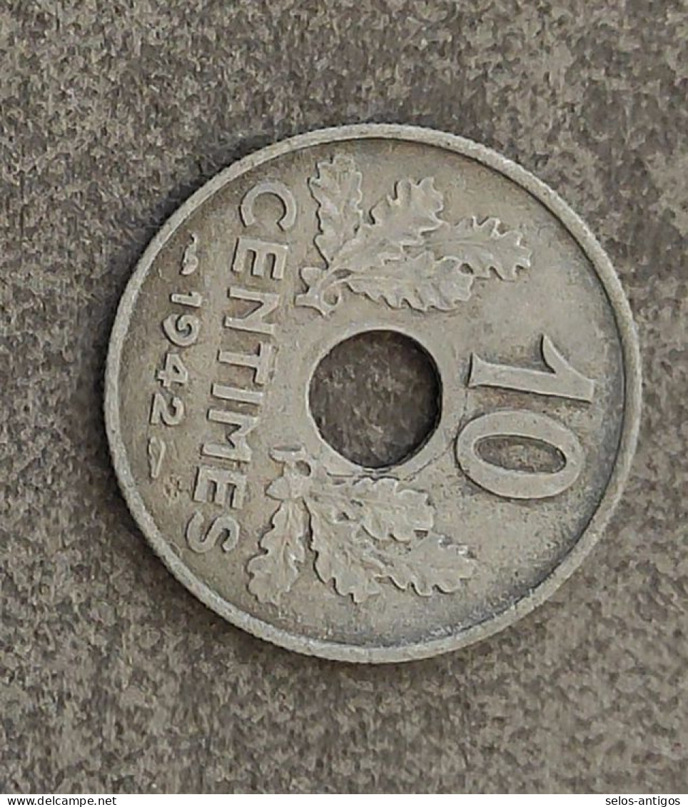 Pièce état Français 10 Cts 1942 - 10 Centimes