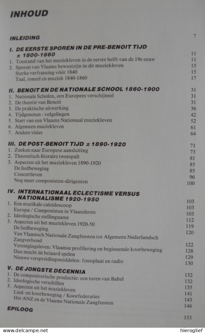 HET LIED IN ZIEL EN MOND -150 Jaar Muziek Leven En Vlaamse Beweging Hendrik Willaert Jan Dewilde Vlaanderen Nationalisme - History