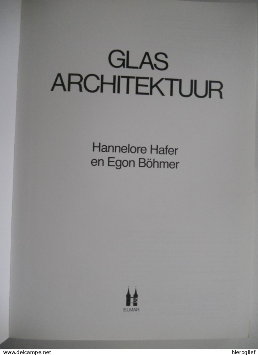 GLAS ARCHITECTUUR Ontwerp En Constructie Principes Uitbouw In Glas Door H Hafer & E Böhmer Wintertuin Veranda Architect - Other & Unclassified