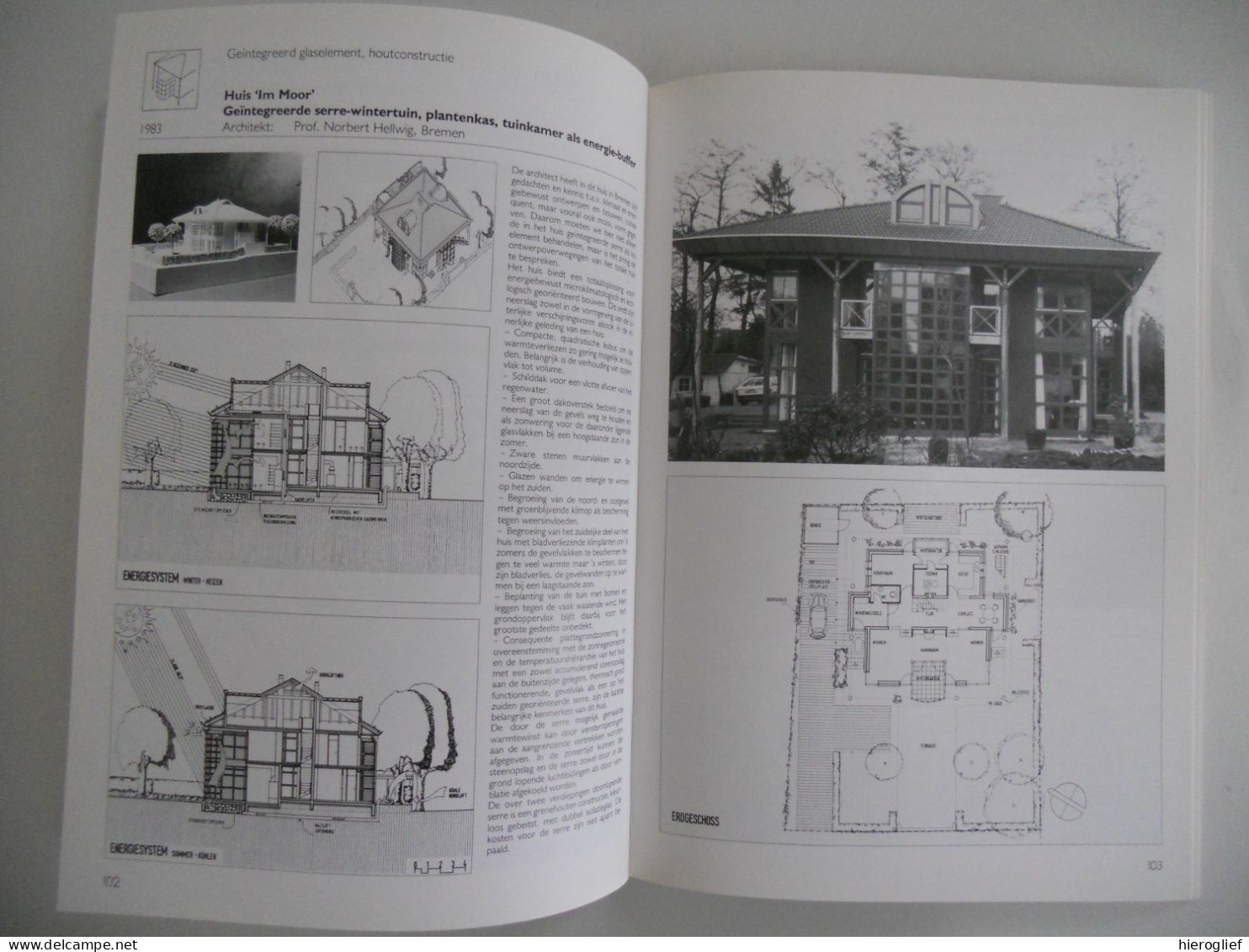 GLAS ARCHITECTUUR ontwerp en constructie principes uitbouw in glas door H Hafer & E Böhmer wintertuin veranda architect