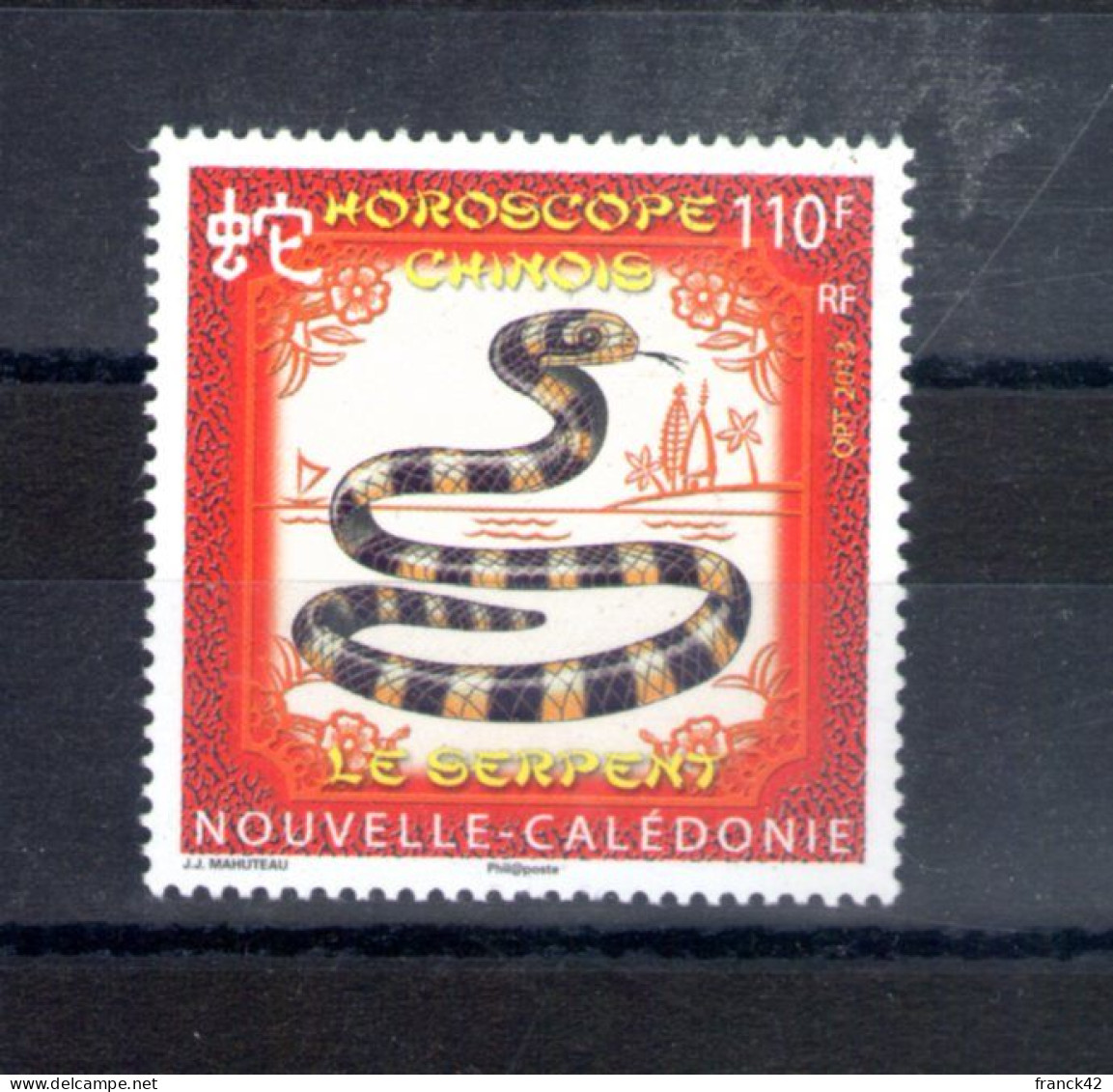 Nouvelle Caledonie. Horoscope Chinois. Serpent. 2013 - Unused Stamps