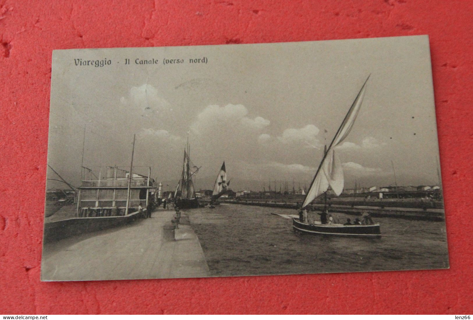 Viareggio Il Canale Verso Nord 1913 Ed. Bertacca - Viareggio