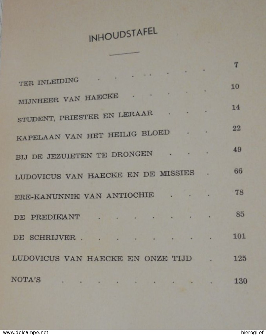 Ludovicus Van Haecke Door Louis Sourie ° Brugge Werd Kapelaan Heilig Boed Kapel E.H. Priester Pastoor - Historia