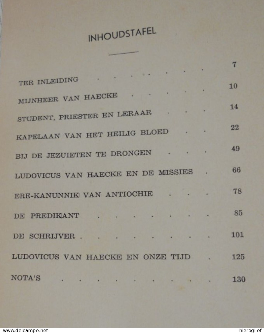 Ludovicus Van Haecke Door Louis Sourie ° Brugge Werd Kapelaan Heilig Boed Kapel E.H. Priester Pastoor - Histoire