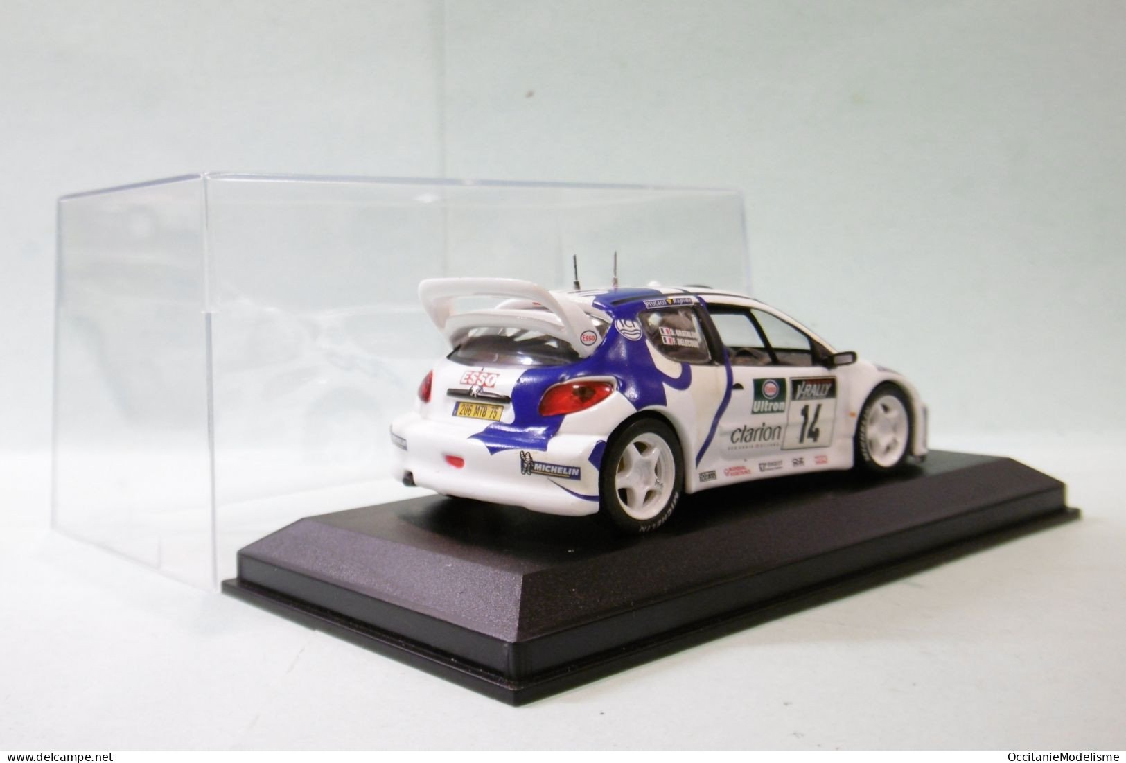 Altaya / Ixo - PEUGEOT 206 WRC #14 Tour De Corse 1999 Delecour - Grataloup 1/43 - Rallye