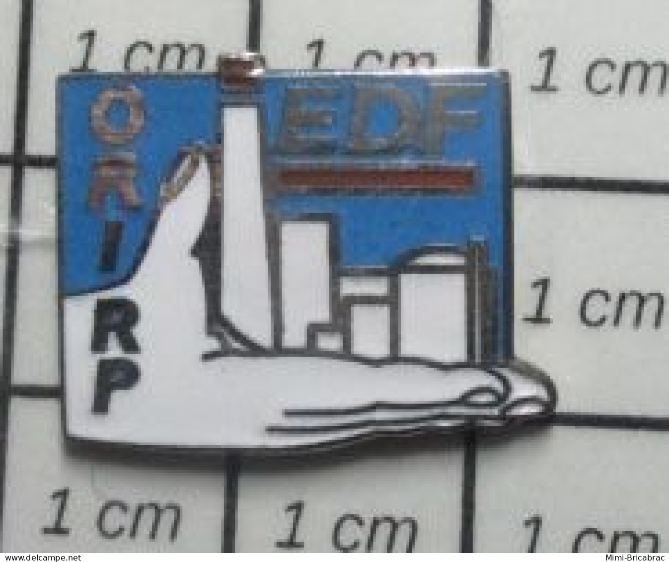 1417 Pin's Pins / Beau Et Rare / EDF GDF / CENTRALE ELECTRIQUE ORIRP - EDF GDF