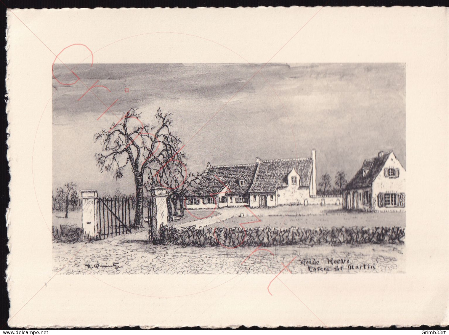 Latem St Martin - Heide Hoeve - Postkaart - Sint-Martens-Latem