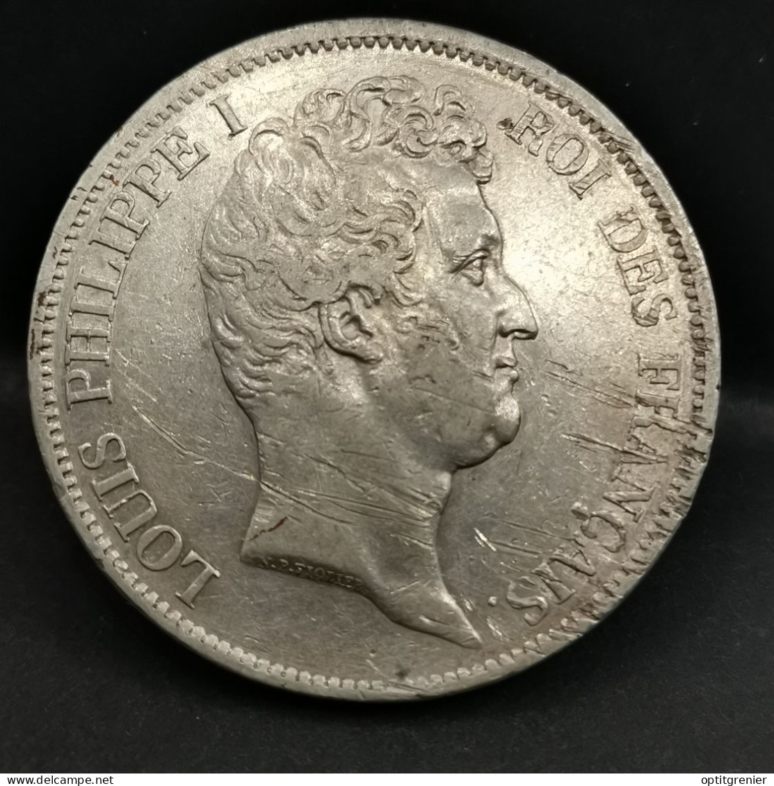 5 FRANCS ARGENT 1831 A PARIS LOUIS PHILIPPE I TIOLER TRANCHE EN RELIEF FRANCE / SILVER - 5 Francs