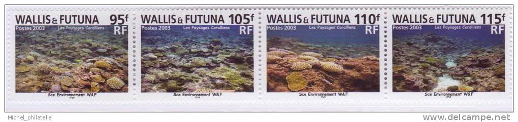 Wallis Et Futuna - YT N° 597 à 600 ** - Neuf Sans Charnière  - 2003 - Nuevos