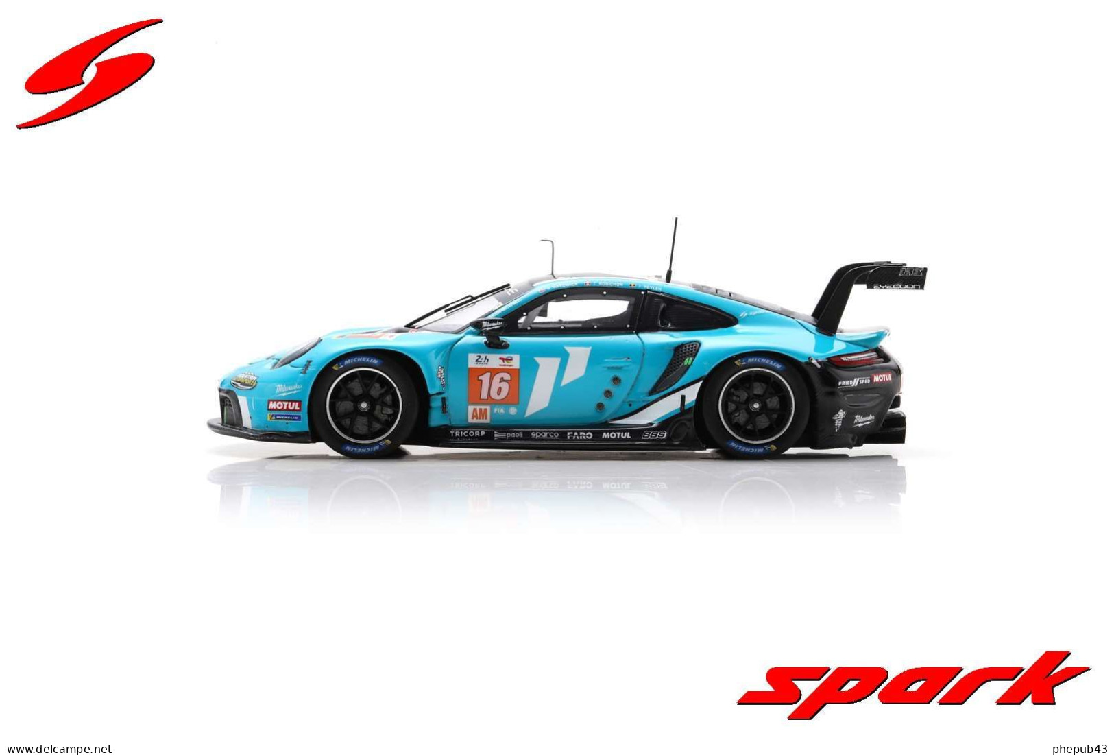 Porsche 911 RSR - 19 - Proton - LM GTE AM 24h Le Mans 2023 #16 - R. Hardwick/Z. Robichon/J. Heylen - Spark - Spark