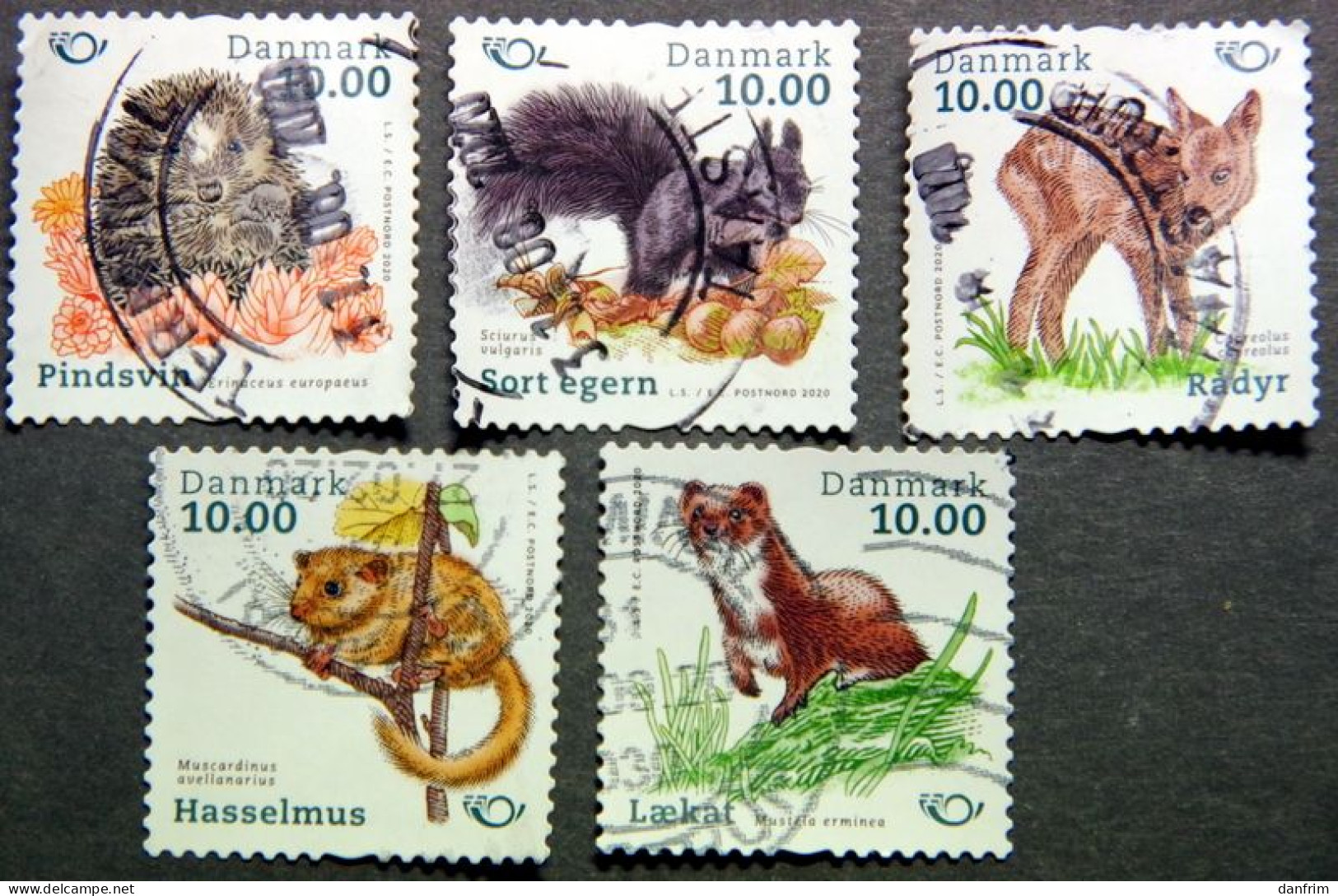 Denmark 2020  Norden Minr.1997-2001 (lot K 269) - Used Stamps