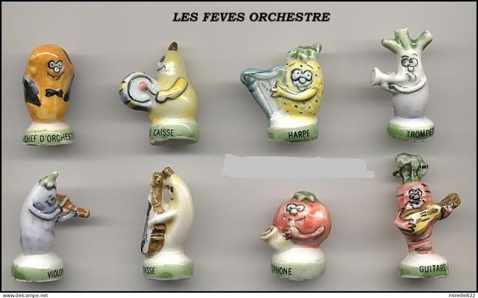 Fèves Série Complète - Feves Orchestres 1999 - Autres & Non Classés