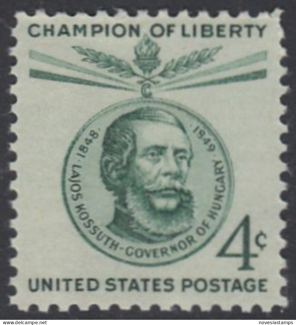 !a! USA Sc# 1117 MNH SINGLE (a2) - Champion Of Liberty: Lajos Kossuth - Ungebraucht