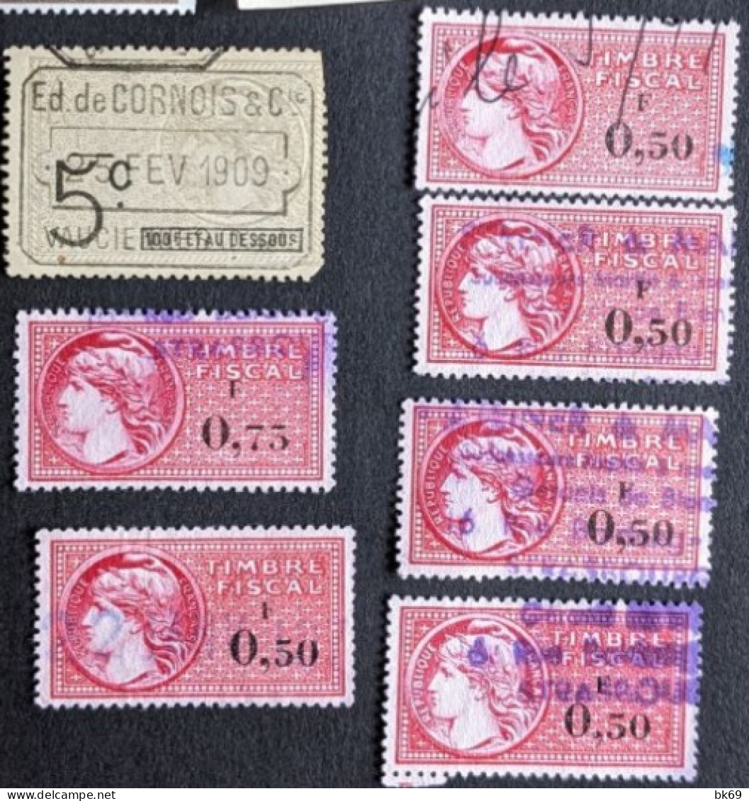 Lot 11 Timbres Fiscaux - Marken