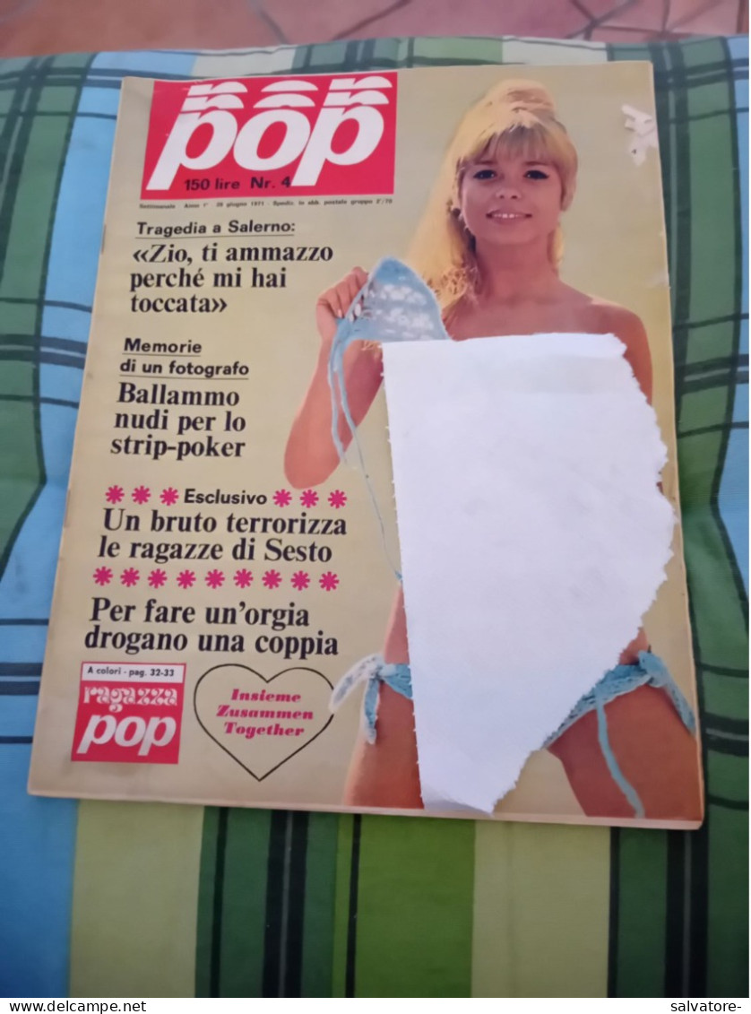 RIVISTA POP- ANNO 1- NUMERO 4- 28 GIUGNO 1973 - Kino