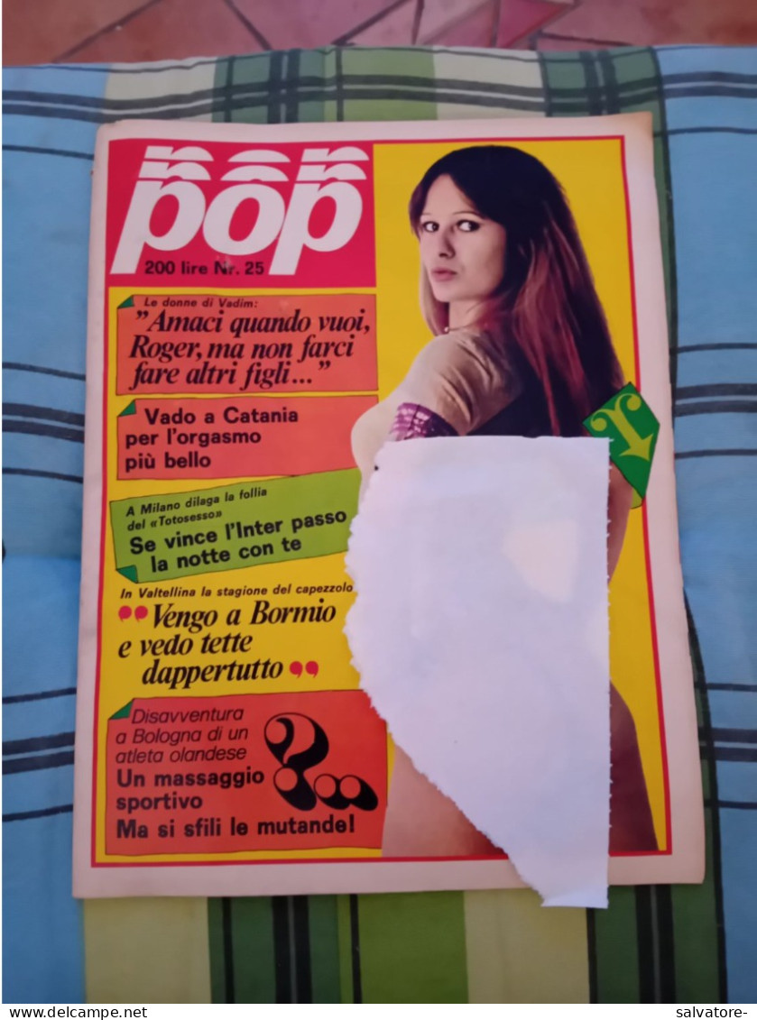 RIVISTA POP- NUMERO 25- LIRE 200 - Cinéma