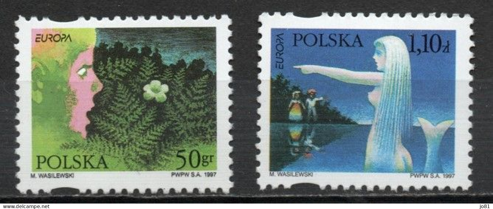 Pologne YT 3430-3431 Neuf Sans Charnière XX MNH Europa 1997 - Nuovi