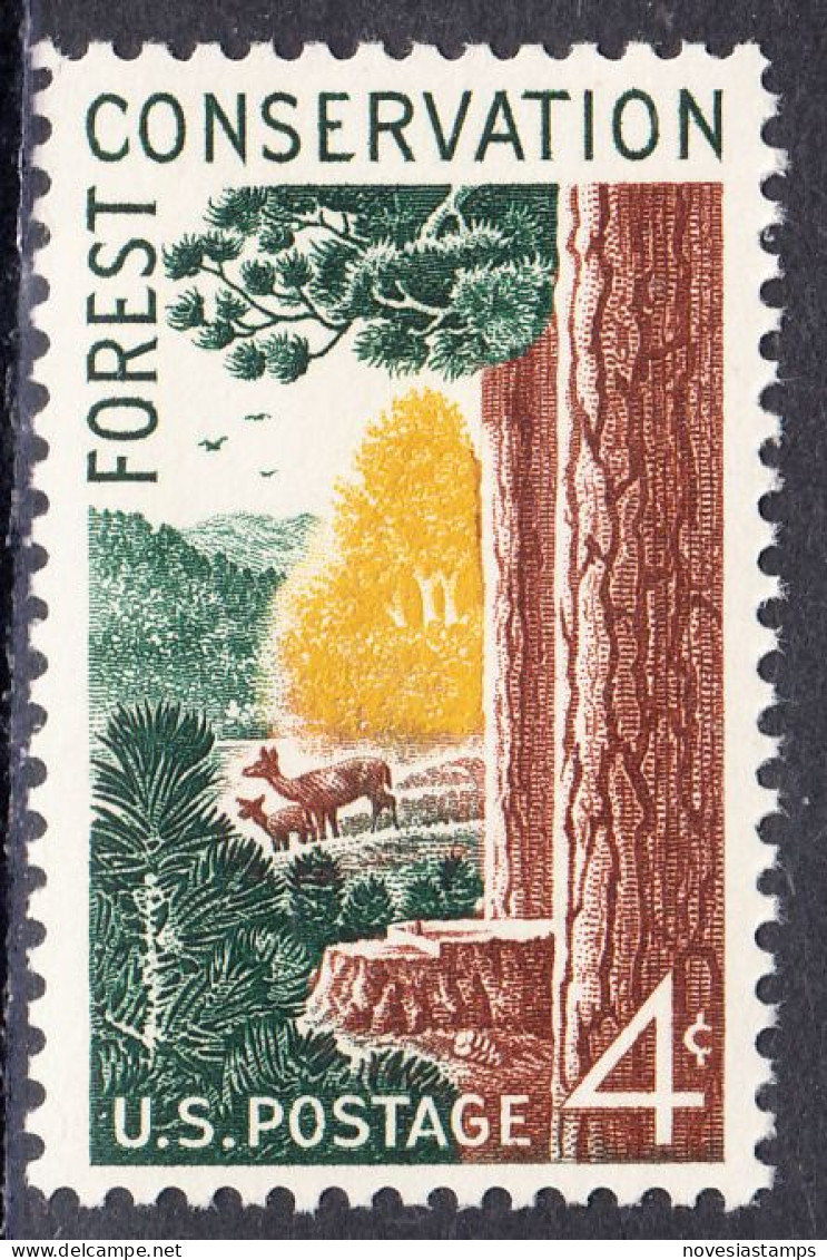 !a! USA Sc# 1122 MNH SINGLE (a1) - Forest Conservation - Ungebraucht