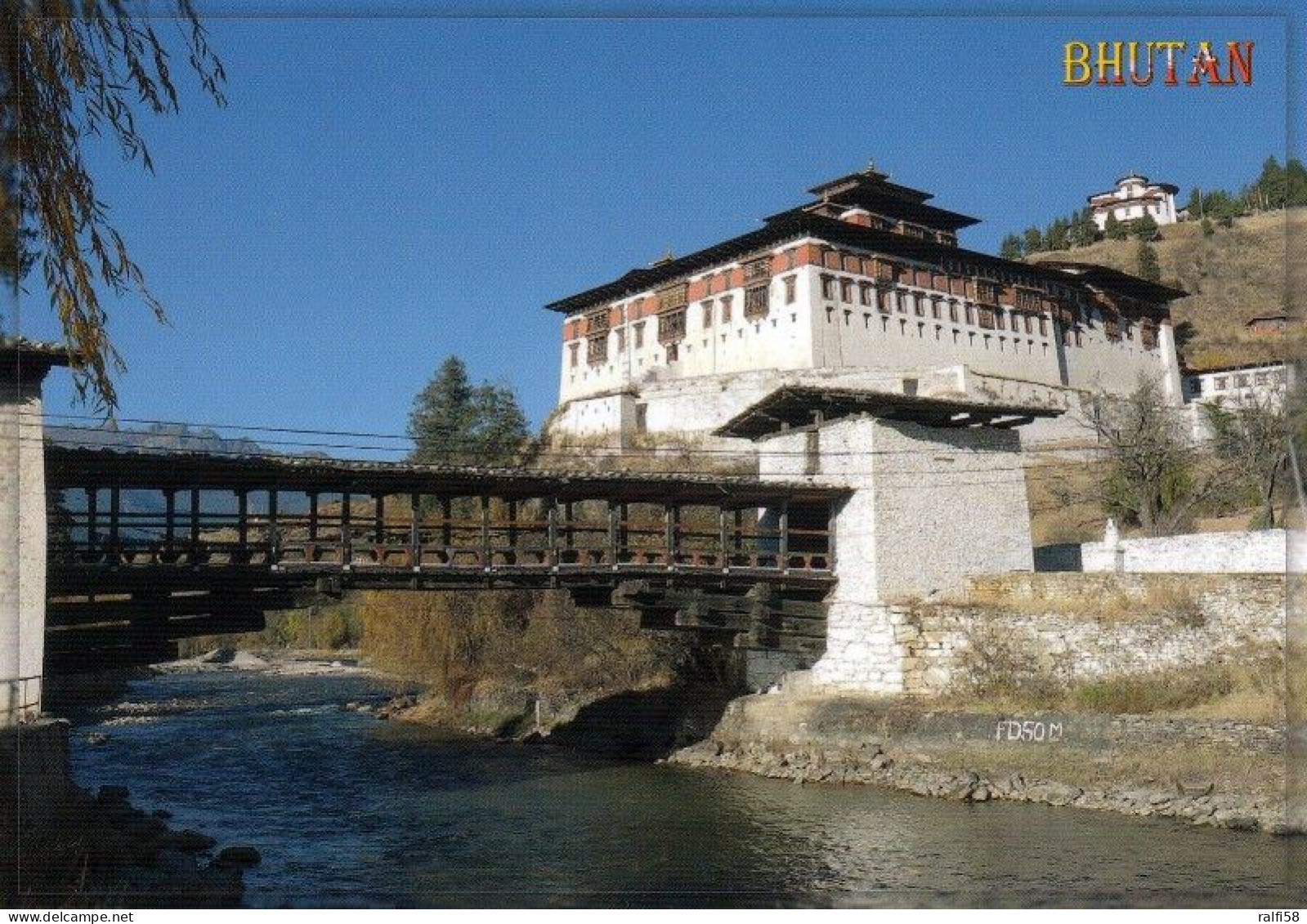1 AK Bhutan * Paro Dzong - Buddhistisches Kloster Im Parotal - Seit 2012 Auf Der Tentativliste Von Bhutan In Die UNESCO - Butan