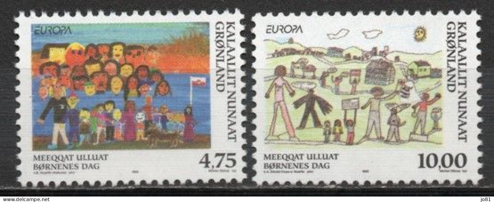 Groenland YT 302-303 Neuf Sans Charnière XX MNH Europa 1998 - Neufs