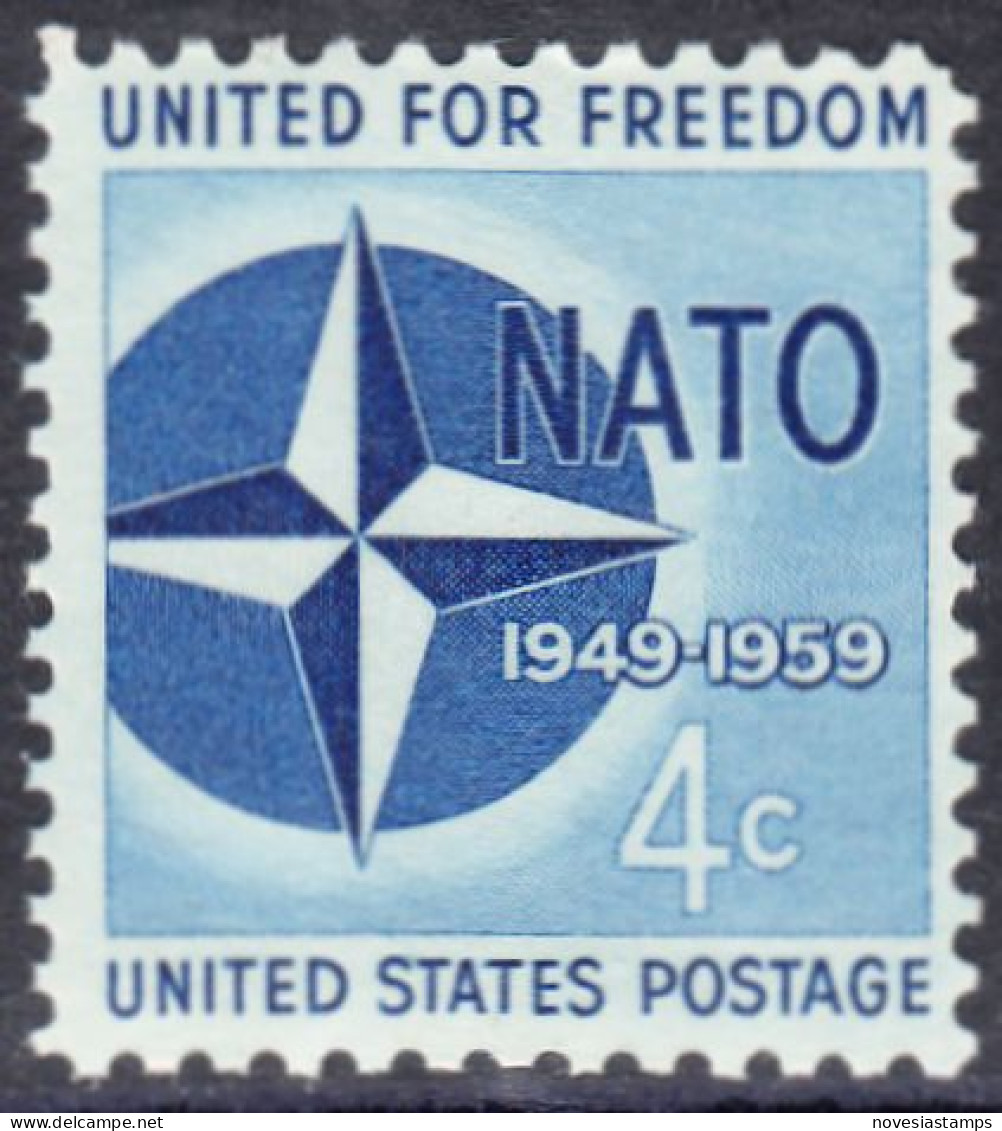 !a! USA Sc# 1127 MNH SINGLE (a2) - NATO - Neufs