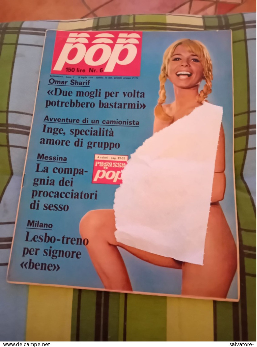 RIVISTA POP- ANNO 1- NUMERO 6- 12 LUGLIO 1971 - Cinéma