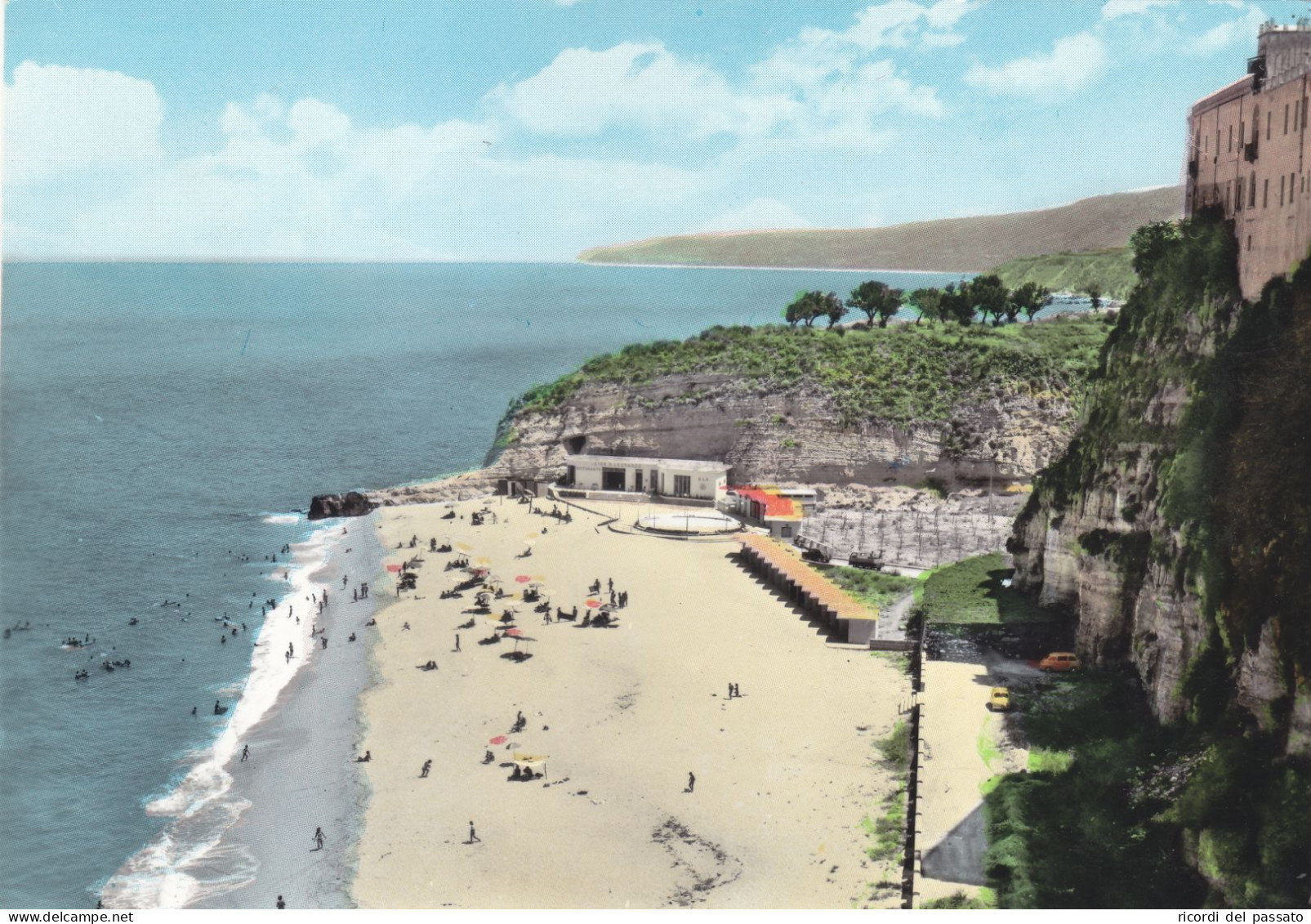 Cartolina Tropea ( V.valentia ) - Spiaggia E La Rotonda - Vibo Valentia