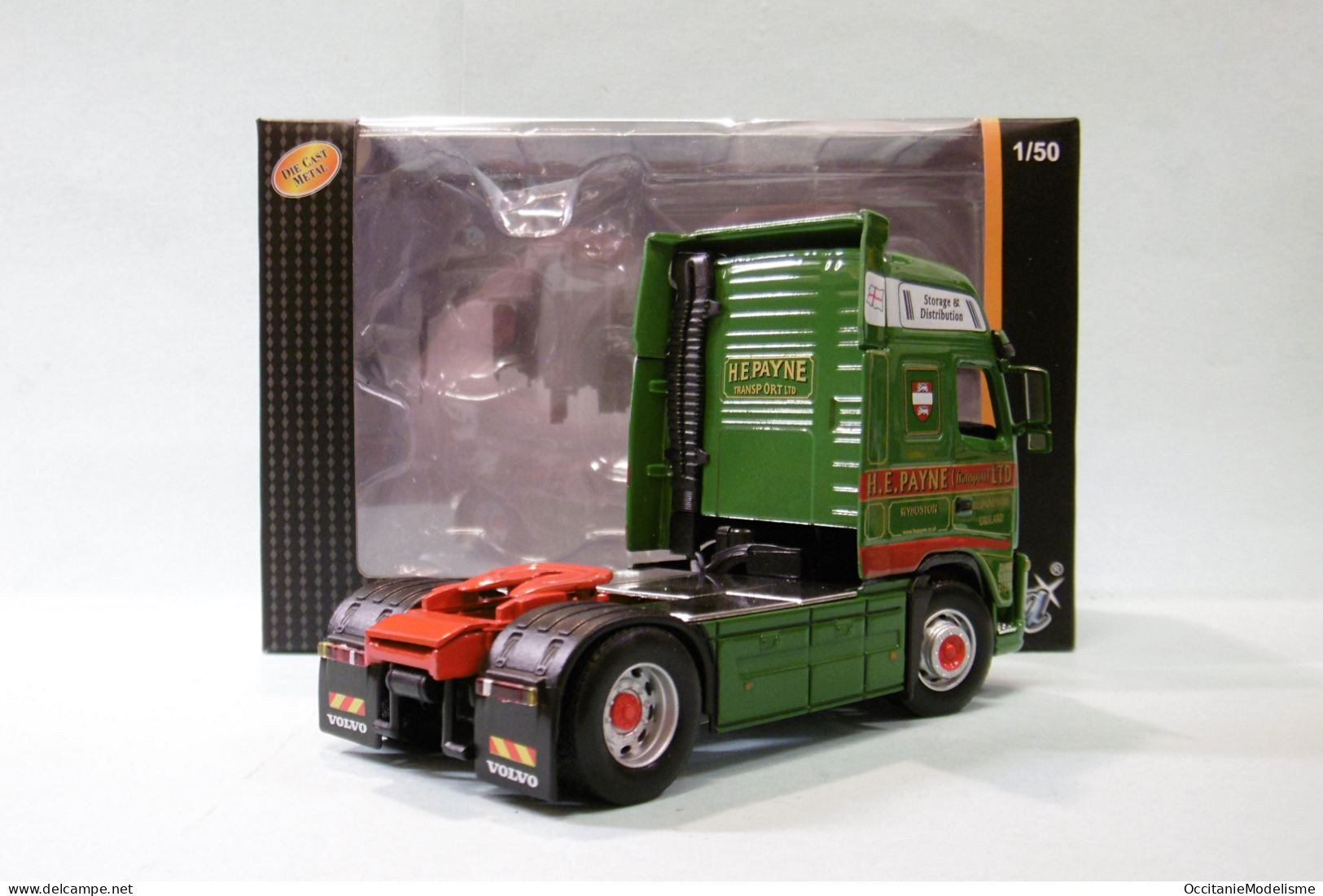 Cararama - Camion VOLVO FH12 Transport PAYNE Réf. 569T NBO Neuf 1/50 - Autocarri, Autobus E Costruzione