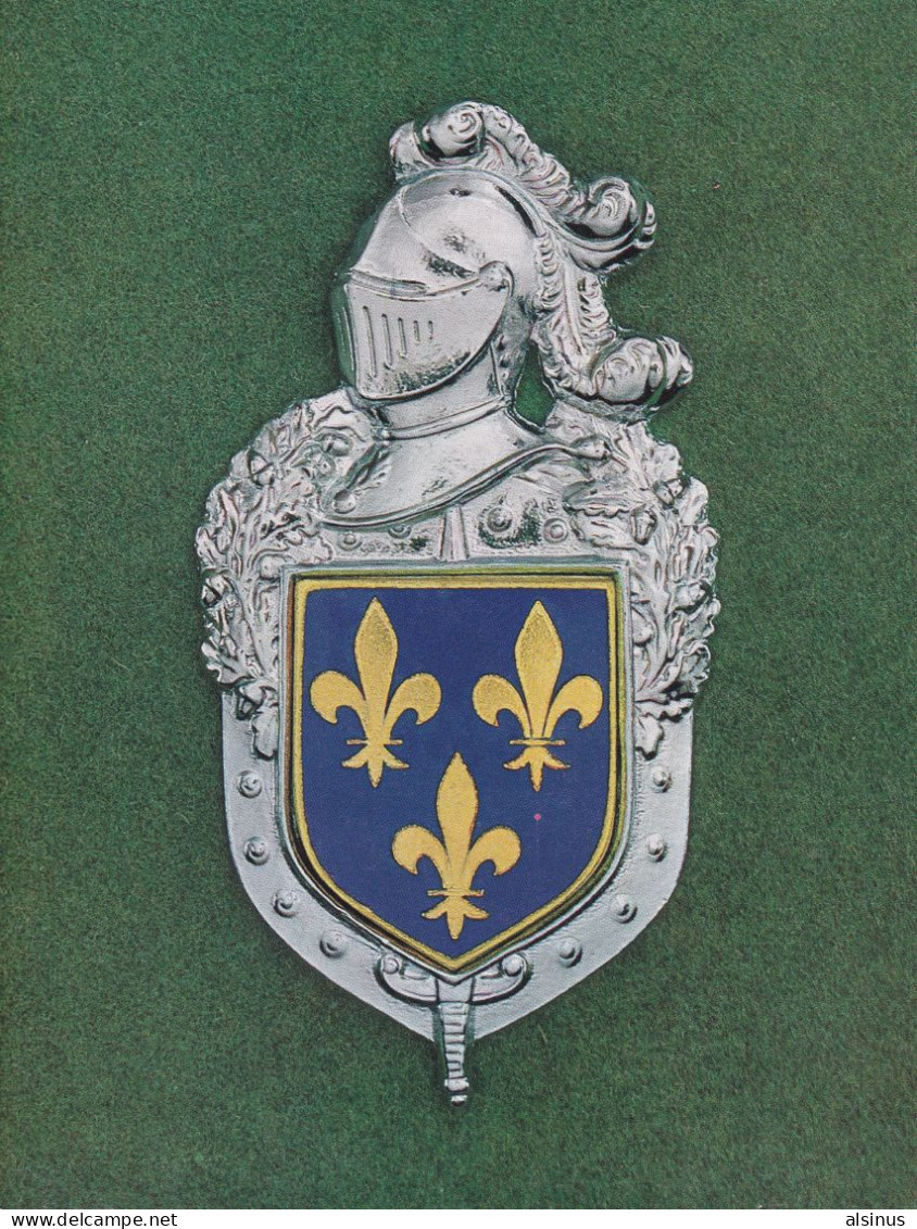 33 ECUS DE LA GENDARMERIE - FONDS D'INSIGNE DESSINE PAR ROBERT LOUIS - ARTISTE HERALDIQUE - Policia