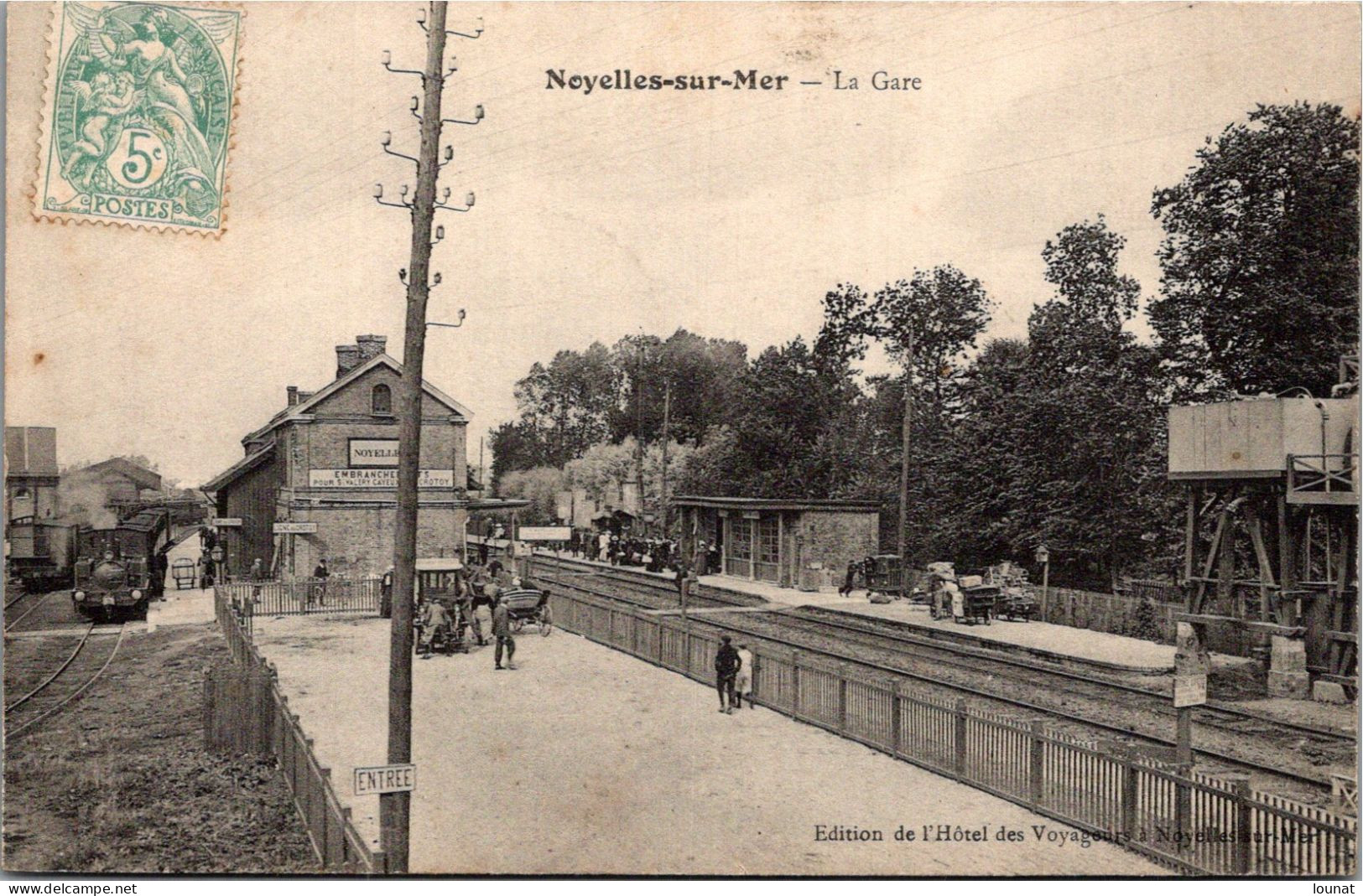 80 NOYELLES Sur Mer - La Gare - Noyelles-sur-Mer