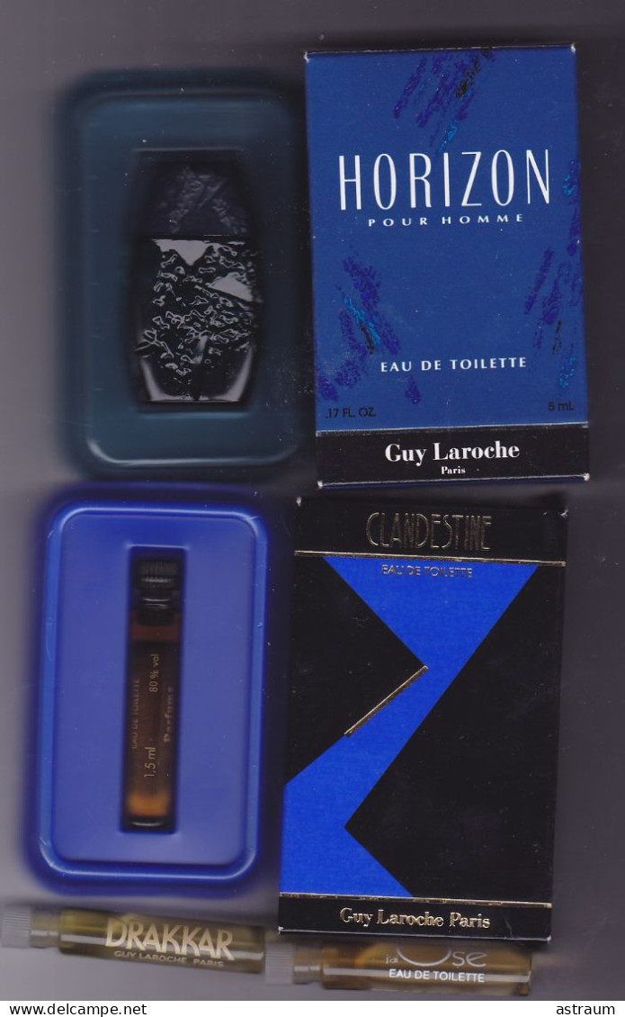 Lot 4 Miniature Vintage De Parfum - Laroche  - EDT - Voir Descriptif Ci Dessous - Miniatures Femmes (avec Boite)