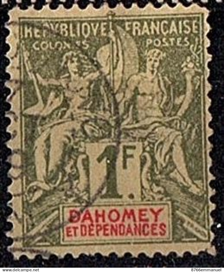 DAHOMEY N°15 - Oblitérés