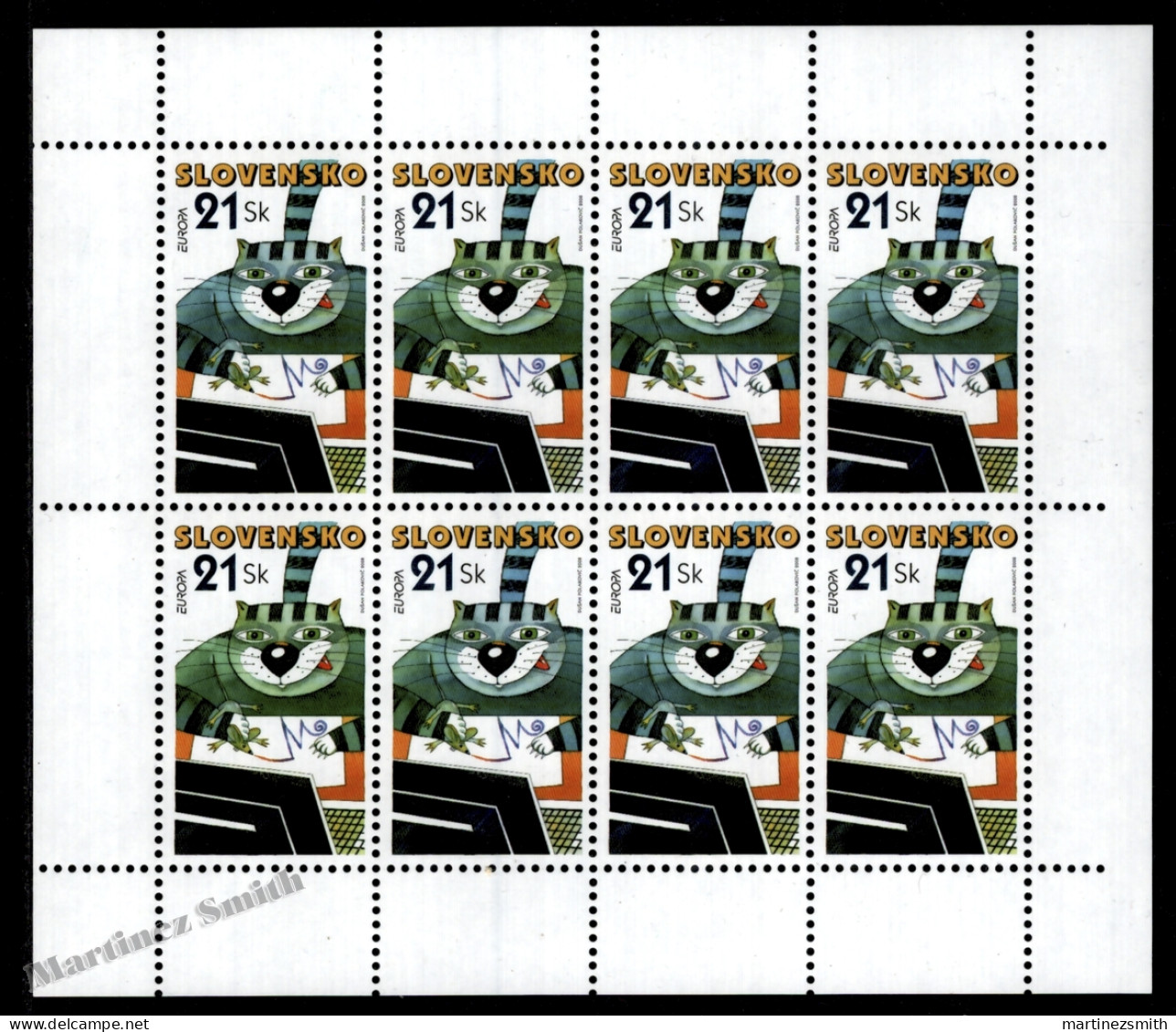 Slovakia - Slovaquie 2008 Yvert 506 Europa Cept. Writing A Letter - Sheetlet - MNH - Blocks & Sheetlets