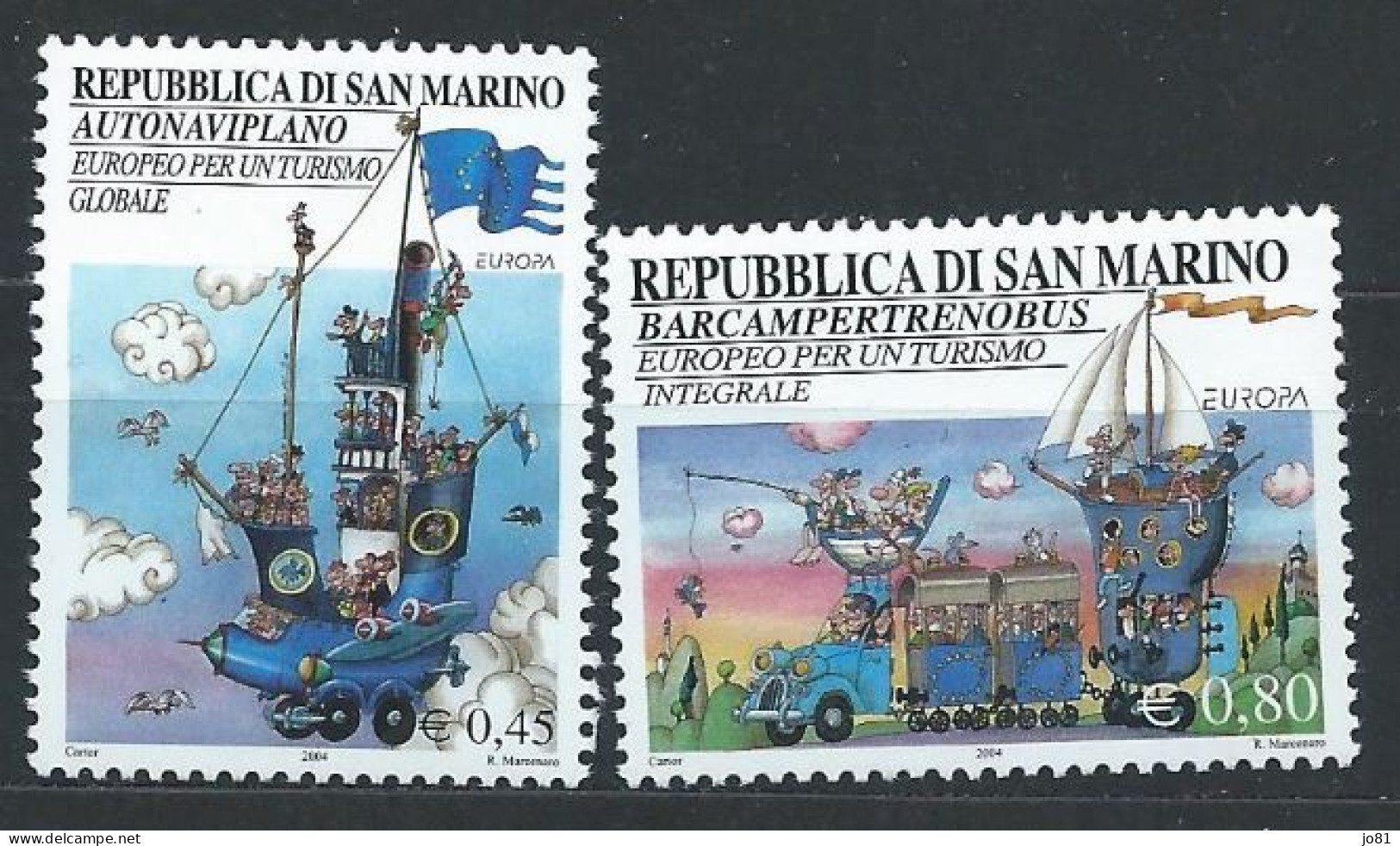 Saint-Marin YT 1941-1942 Neuf Sans Charnière XX MNH Europa 2004 - Neufs