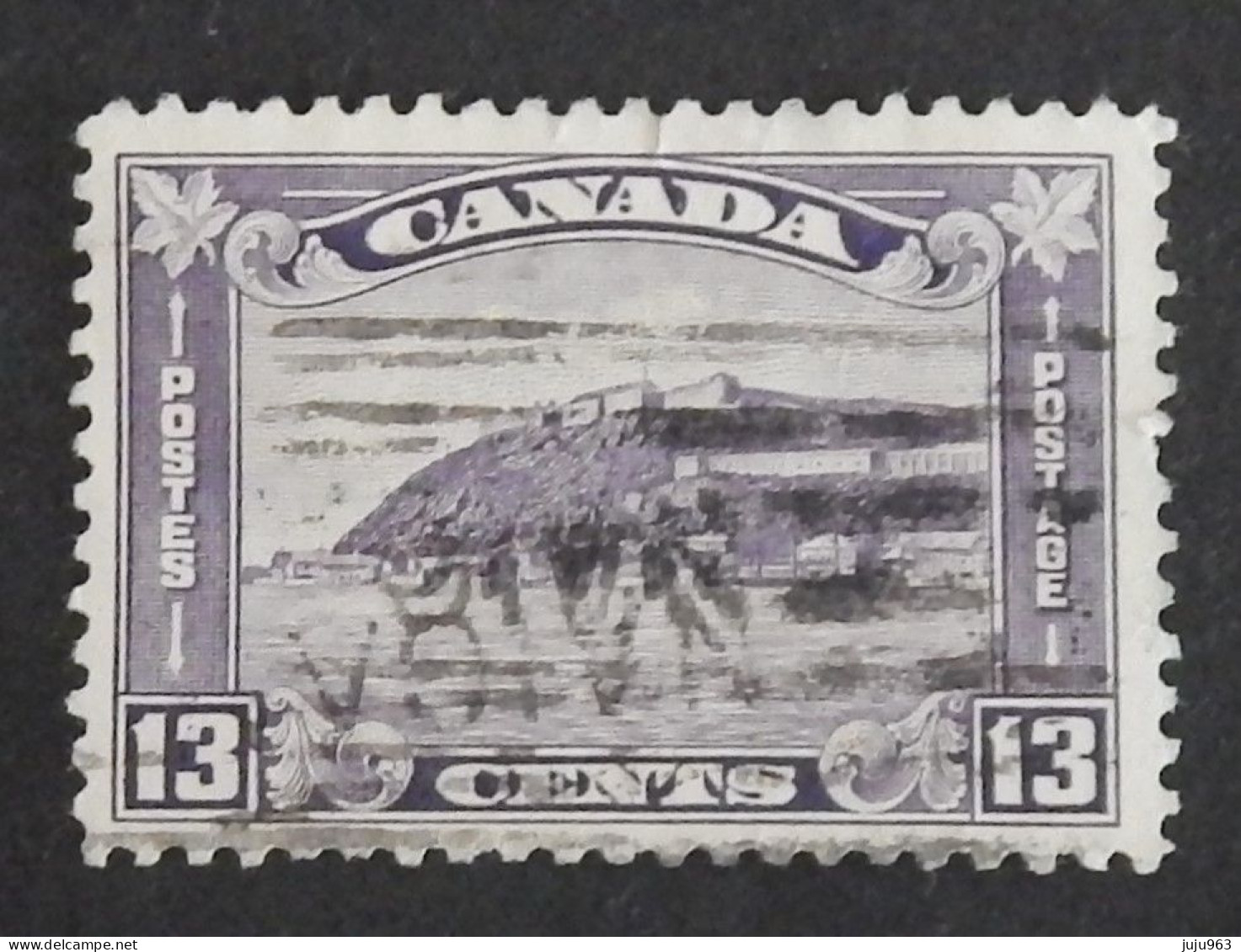 CANADA YT 167 OBLITÉRÉ "ANCIENNE CITADELLE DE QUEBEC" ANNÉES 1932/1933 - Oblitérés