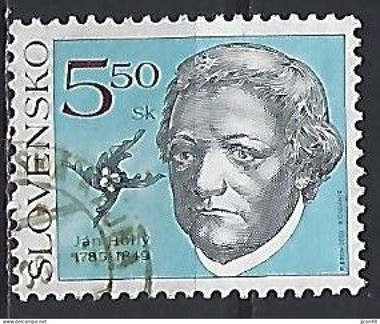 Slovakia 2000  Jan Holly (o) Mi.367 - Used Stamps