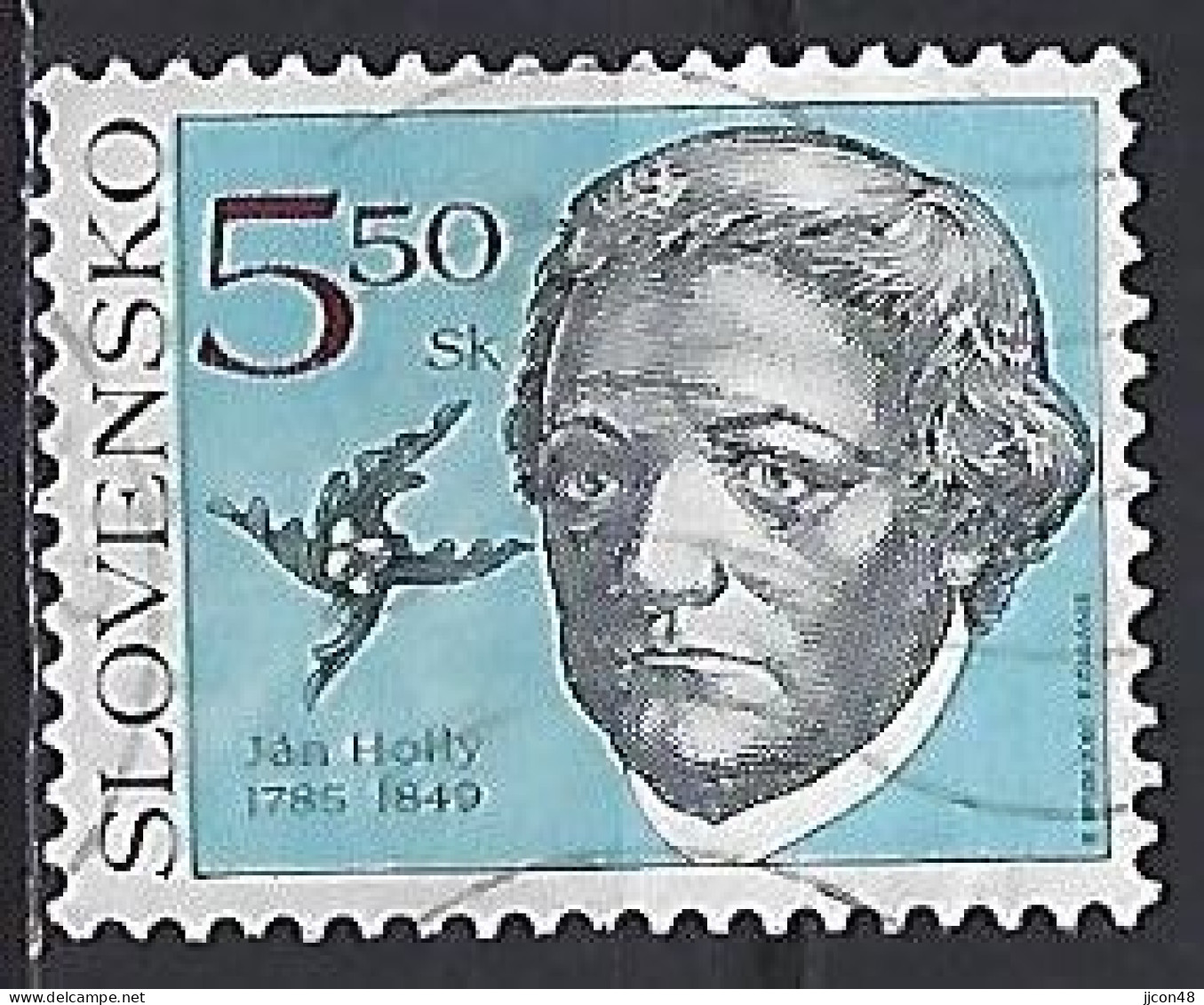 Slovakia 2000  Jan Holly (o) Mi.367 - Used Stamps