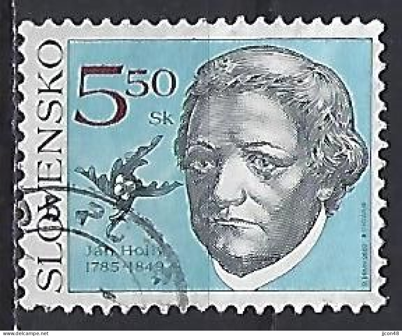 Slovakia 2000  Jan Holly (o) Mi.367 - Used Stamps