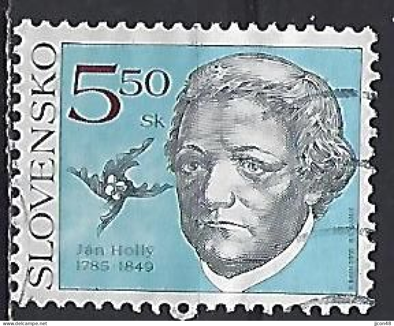 Slovakia 2000  Jan Holly (o) Mi.367 - Used Stamps