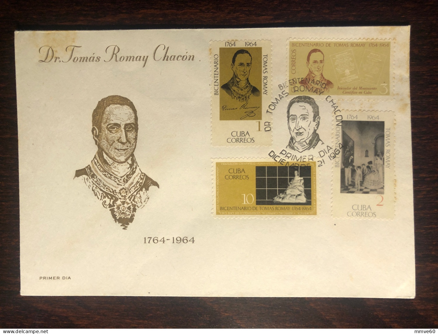 CUBA FDC COVER 1964 YEAR ROMAY MEDICAL DOCTOR HEALTH MEDICINE STAMP - Storia Postale