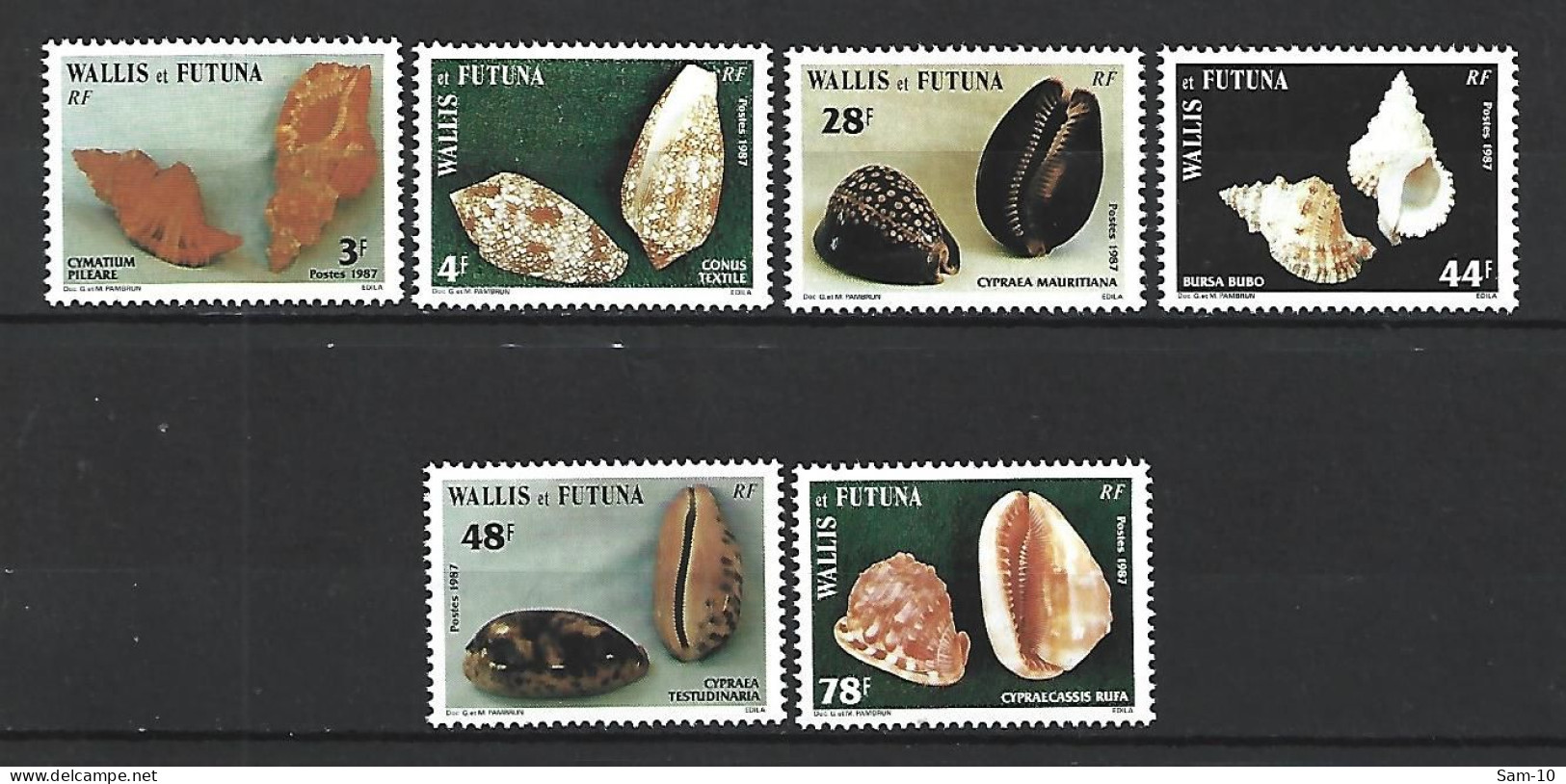 Timbre De Wallis & Futuna Neuf ** N 360 / 365 - Unused Stamps