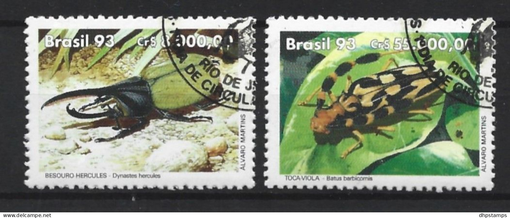Brasil 1993 Insect Y.T. 2113/2114 (0) - Used Stamps