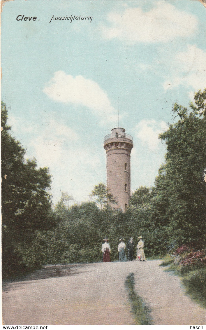 4920 188 Cleve, Aussichtsturm. 1808. (Kleinere Beschädigungen An Den Kanten)  - Kleve