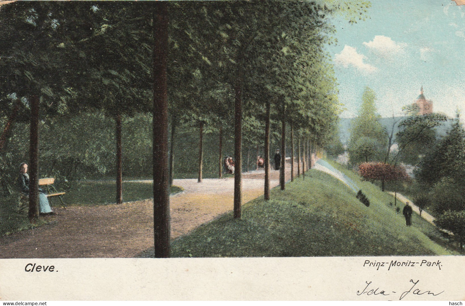 4920 189 Cleve, Prinz Moritz Park. 1905.  - Kleve