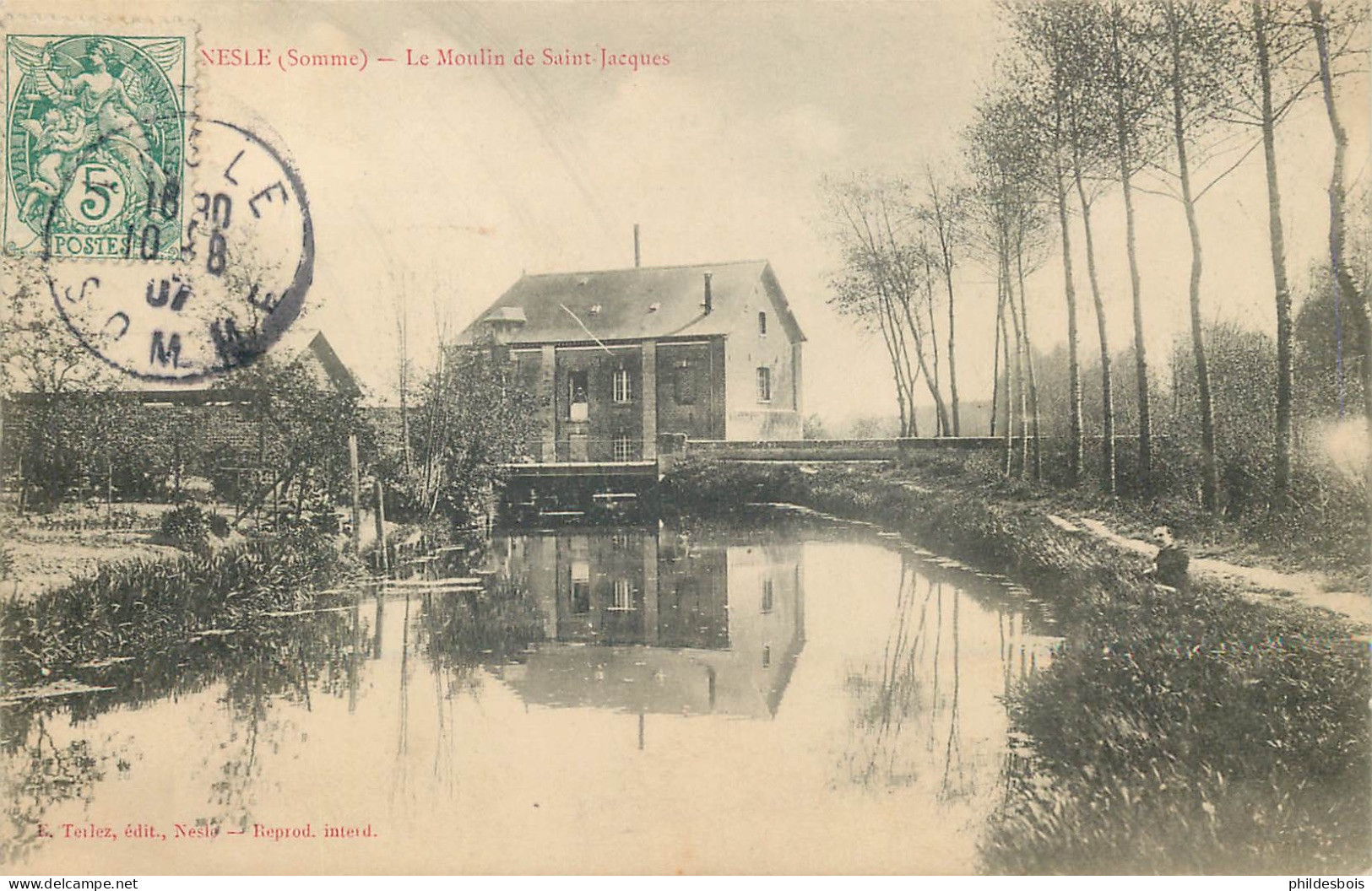 SOMME  NESLE  Le Moulin De Saint Jacques - Nesle